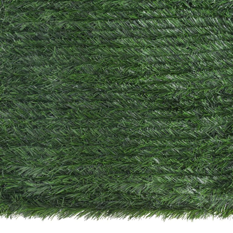 Gard cu iarbă artificială, verde, 1x10 m