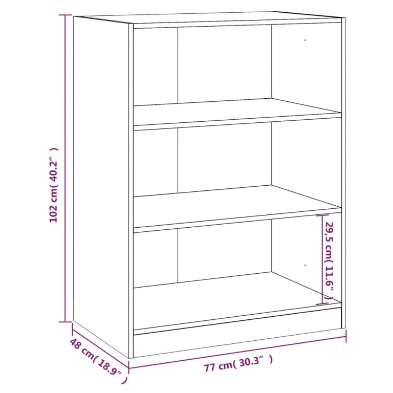 Dulap, alb, 77x48x102 cm, lemn prelucrat