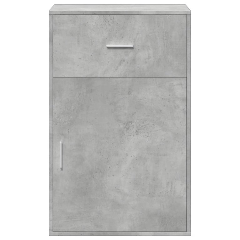 Dulap de depozitare, gri beton, 56,5x39x90 cm, lemn prelucrat