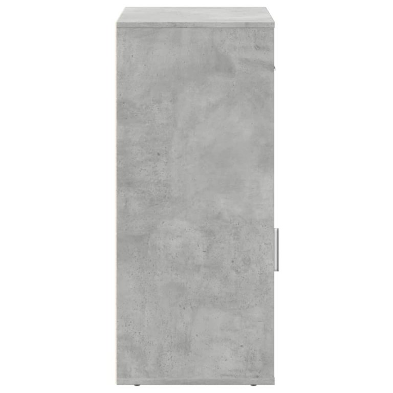 Dulap de depozitare, gri beton, 56,5x39x90 cm, lemn prelucrat