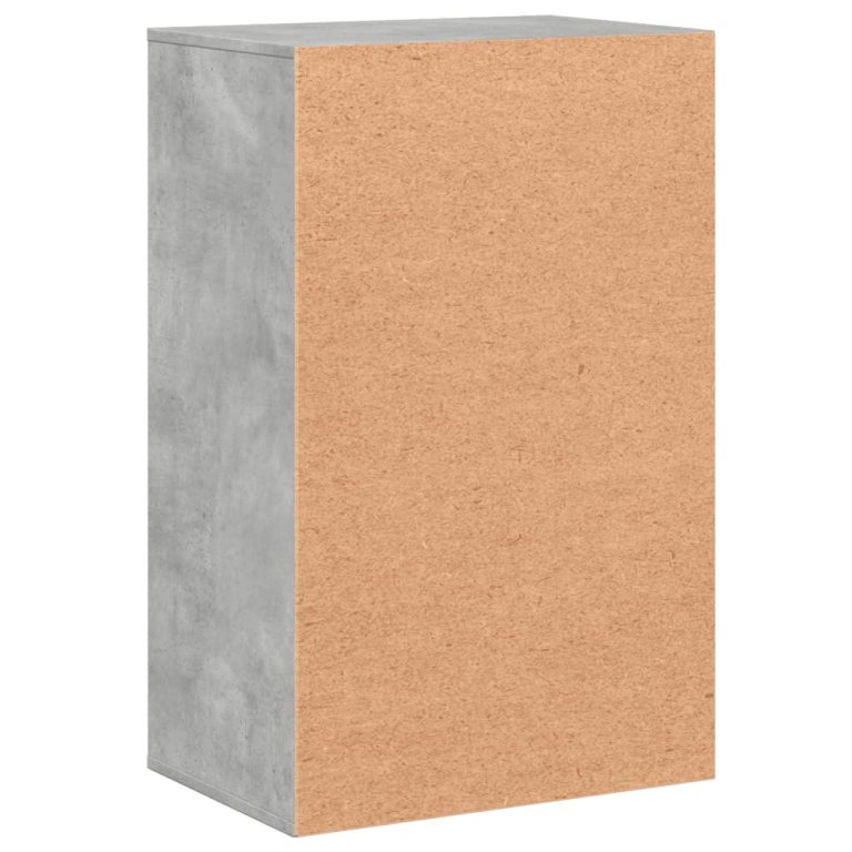 Dulap de depozitare, gri beton, 56,5x39x90 cm, lemn prelucrat