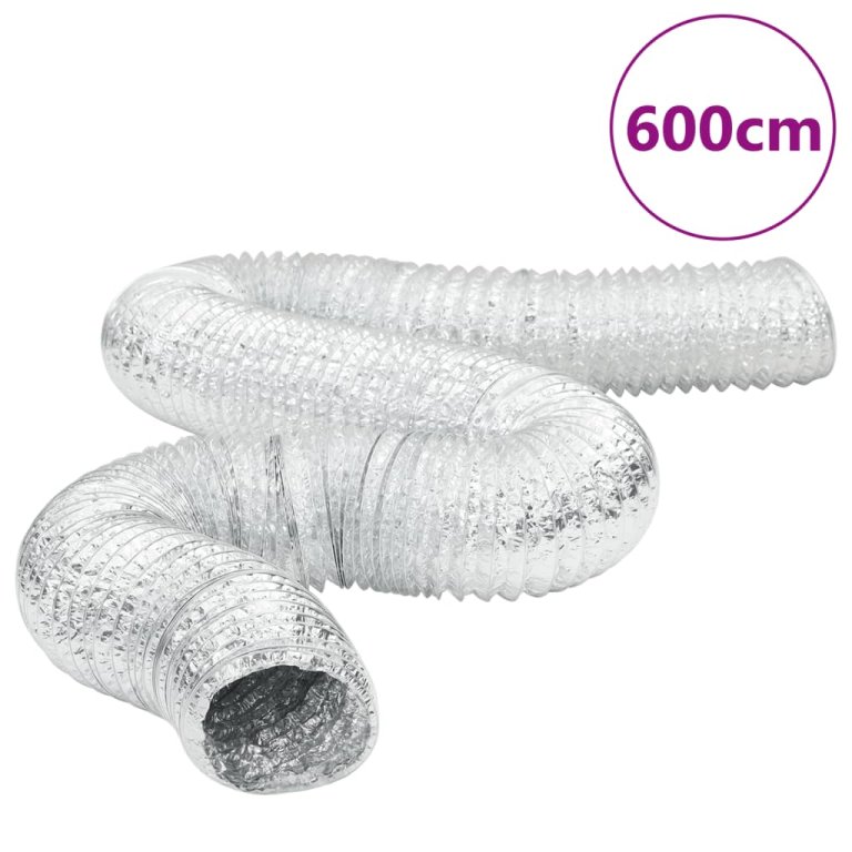 Conductă de ventilație, 6 m, Ø10 cm, aluminiu