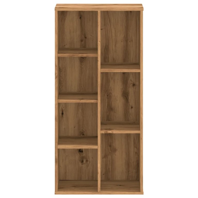 Bibliotecă, stejar artizanal, 50x25x105 cm, lemn prelucrat