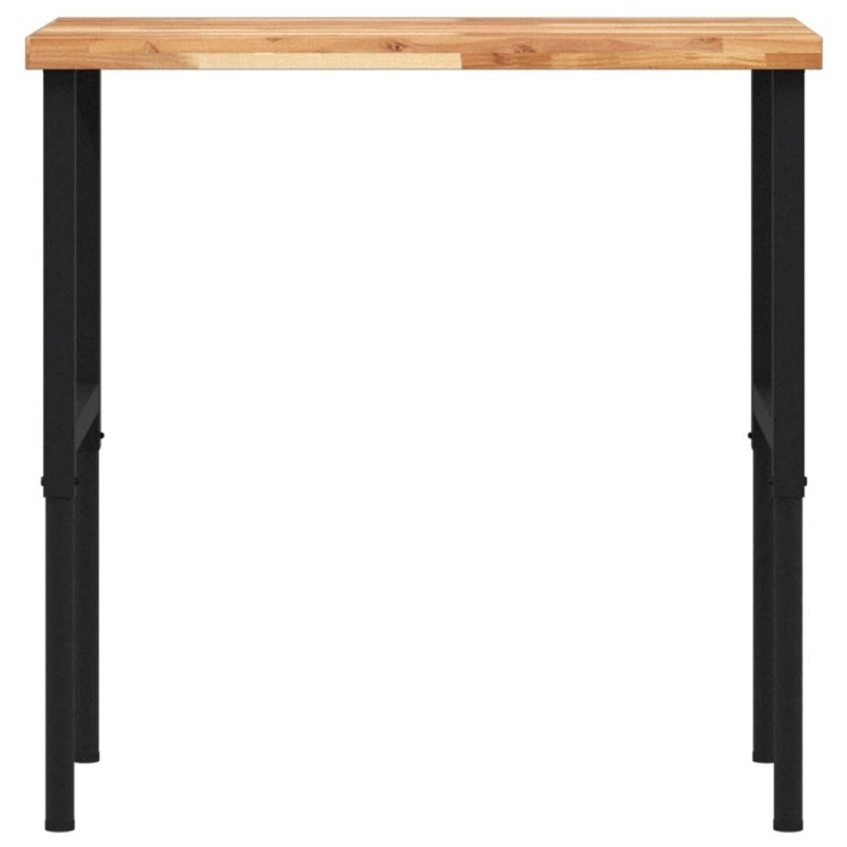 Banc lucru 100x60x(73-99,5) cm lemn masiv acacia dreptunghiular