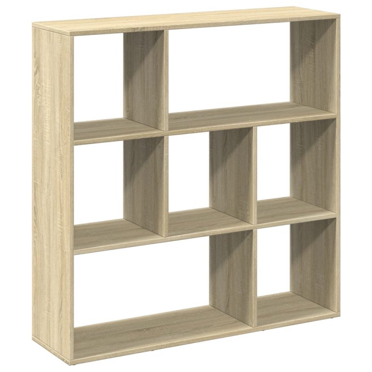 Bibliotecă/separator cameră stejar sonoma 102x29x103,5 cm lemn