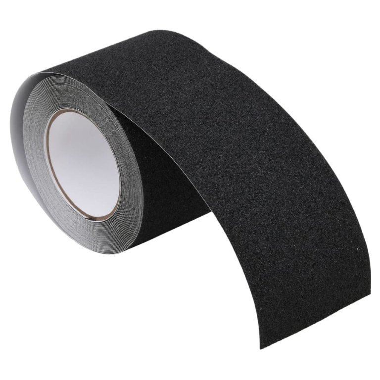 Bandă anti-alunecare, negru, 0,1x10 m, PVC