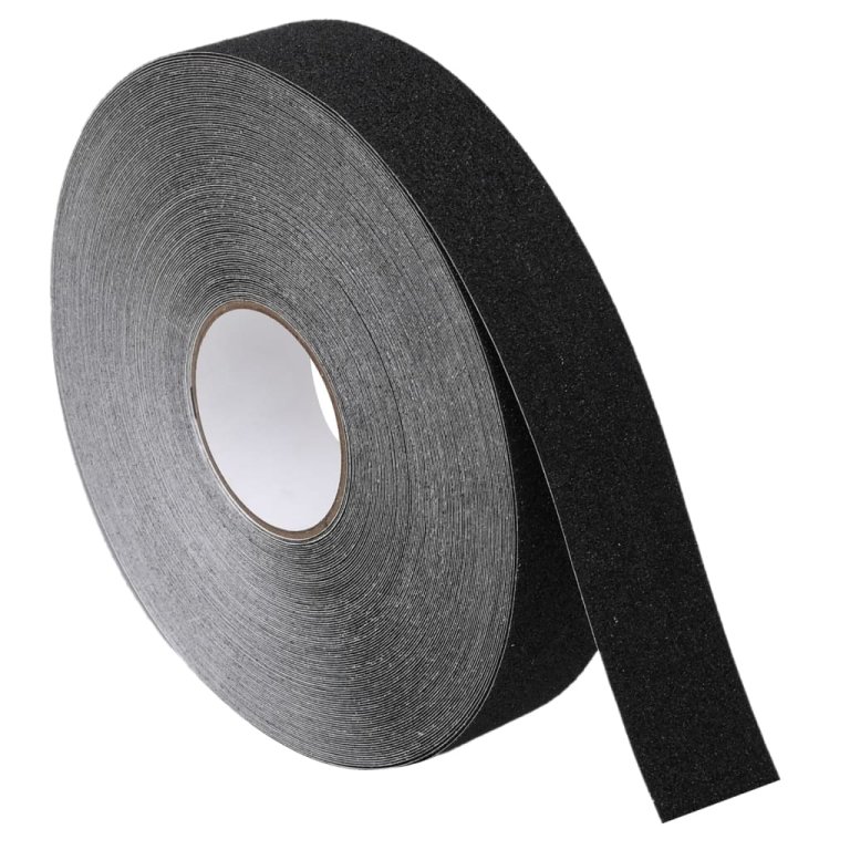 Bandă anti-alunecare, negru, 0,05x50 m, PVC