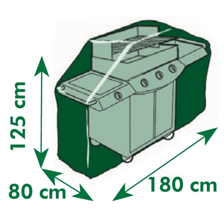 Nature Husă de protecție pentru grătar cu gaz, 180x125x80 cm