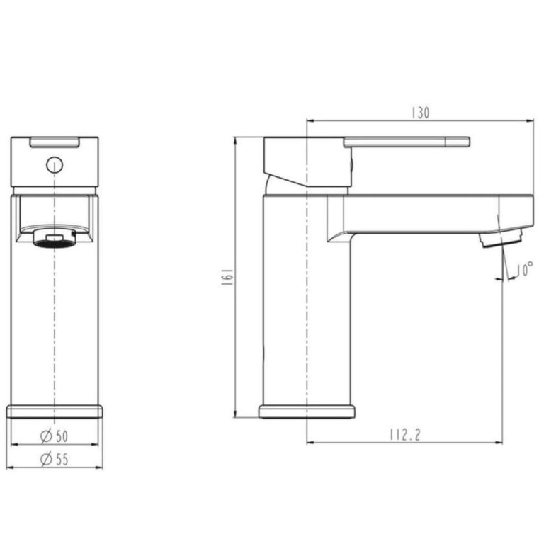 SCHÜTTE Baterie mixer de chiuvetă ELEPHANT, crom