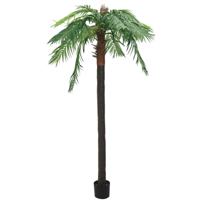 Plantă artificială palmier phoenix cu ghiveci, verde, 305 cm