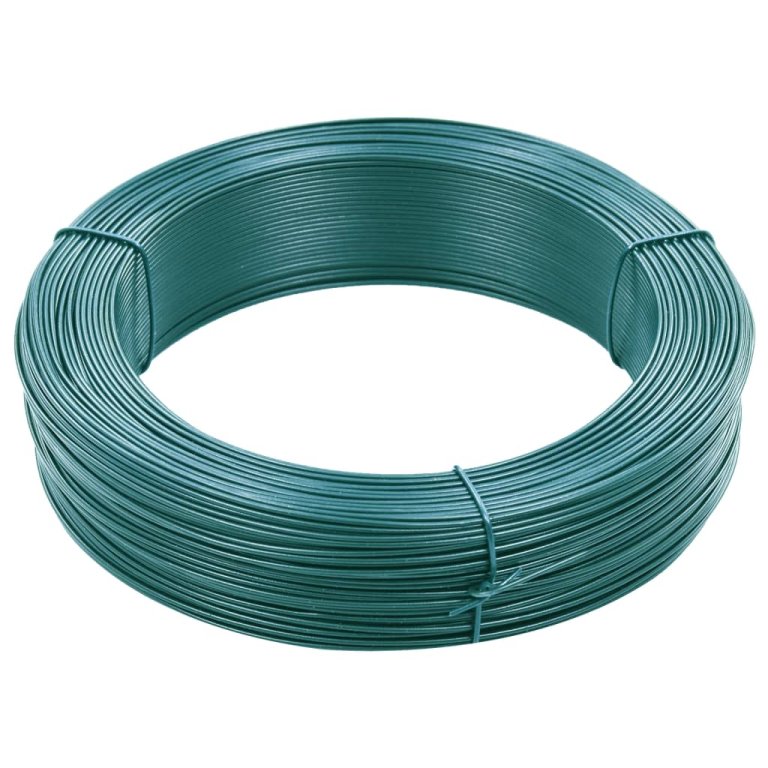 Fir tensionare pentru gard 250 m 0,9/1,4 mm verde închis, oțel