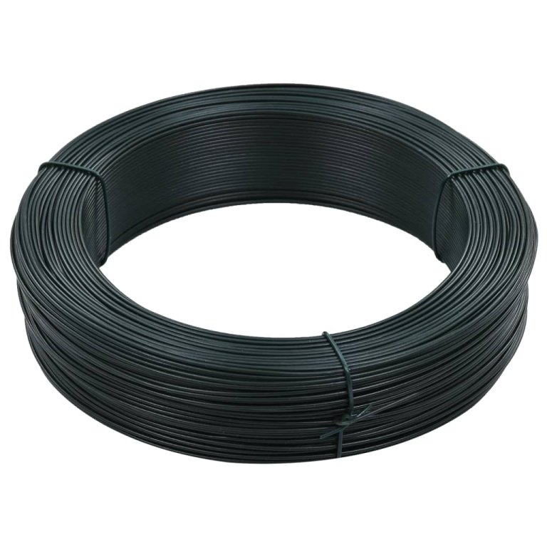 Fir de tensionare pentru gard 250 m 1,4/2 mm verde închis, oțel