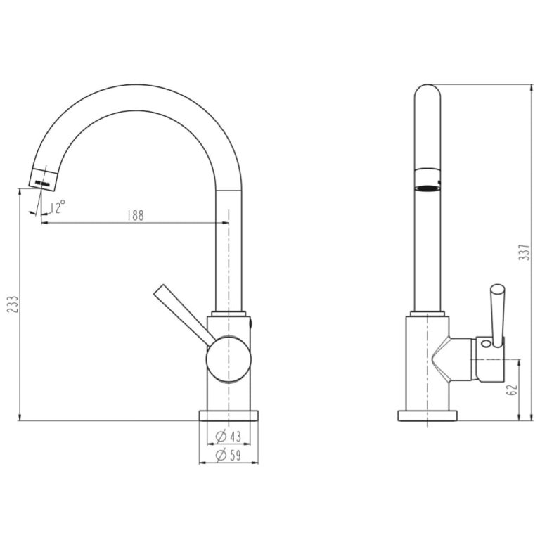 SCHÜTTE Baterie mixer de chiuvetă 