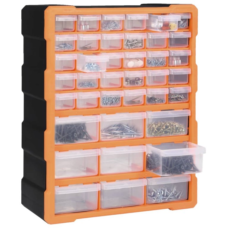 Organizator cu 39 de sertare, 38 x 16 x 47 cm