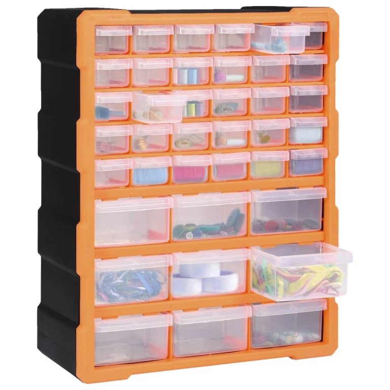 Organizator cu 39 de sertare, 38 x 16 x 47 cm