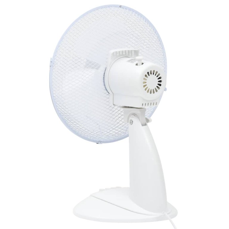 Ventilator de masă cu 3 viteze, alb, 30 cm, 40 W