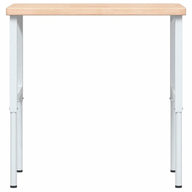 Banc lucru 100x60x(73-99,5) cm lemn masiv stejar dreptunghiular