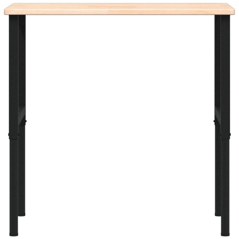 Banc lucru 100x60x(71,5-98) cm lemn masiv stejar dreptunghiular