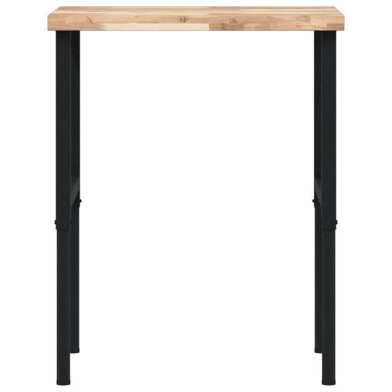 Banc lucru 80x60x(73-99,5) cm lemn masiv acacia dreptunghiular