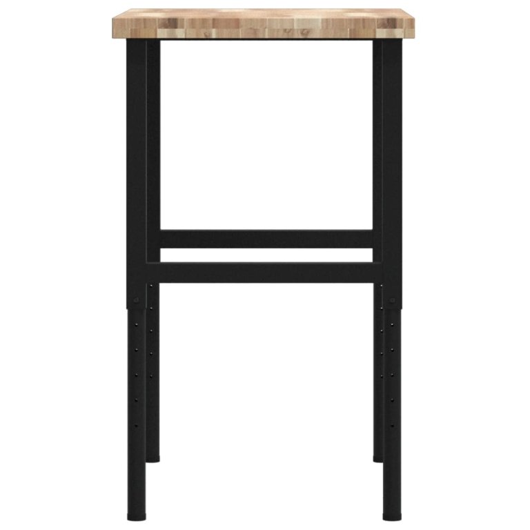 Banc lucru 80x60x(73-99,5) cm lemn masiv acacia dreptunghiular