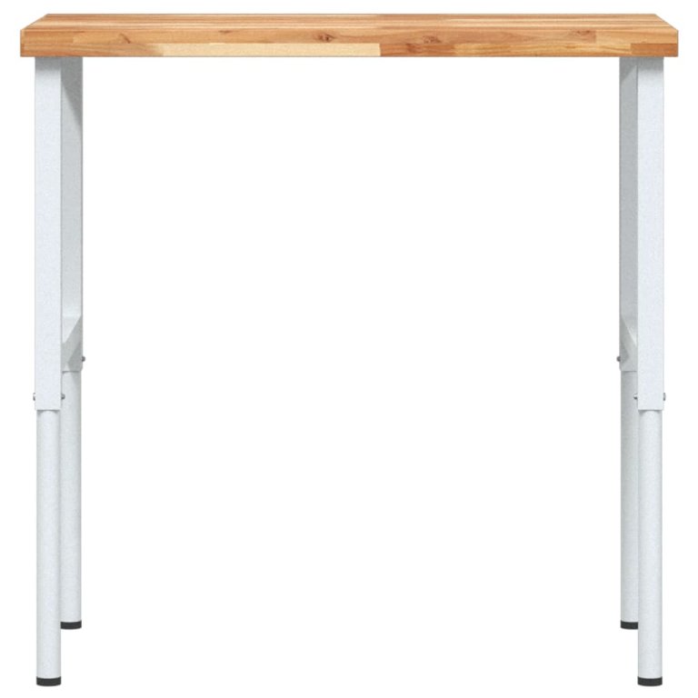 Banc lucru 100x60x(73-99,5) cm lemn masiv acacia dreptunghiular