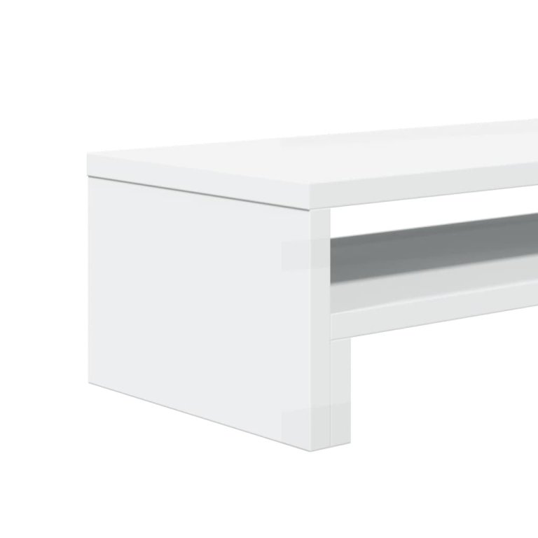 Suport de monitor, alb, 54x22x15 cm, lemn prelucrat