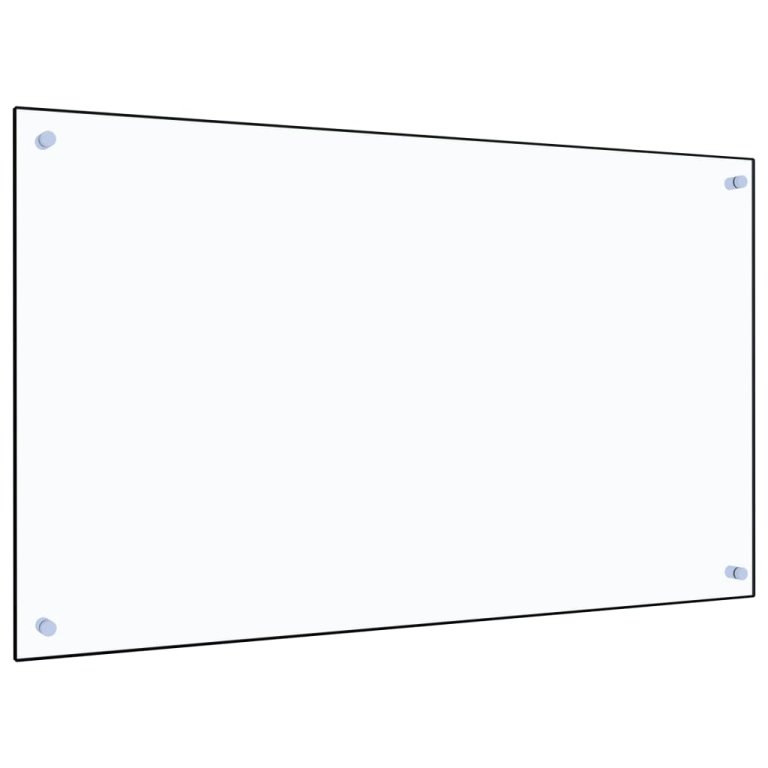 Panou antistropi bucătărie transparent 100x60cm sticlă securiz.