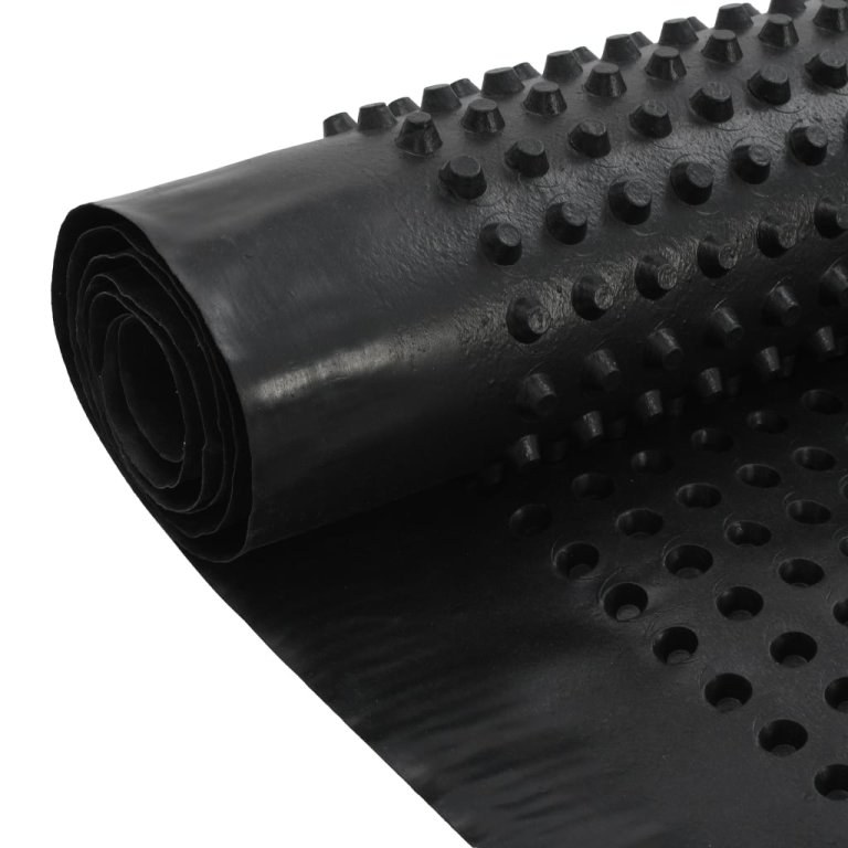 Membrană de drenaj cu crampoane, 1 x 20 m, HDPE, 400 g/m²