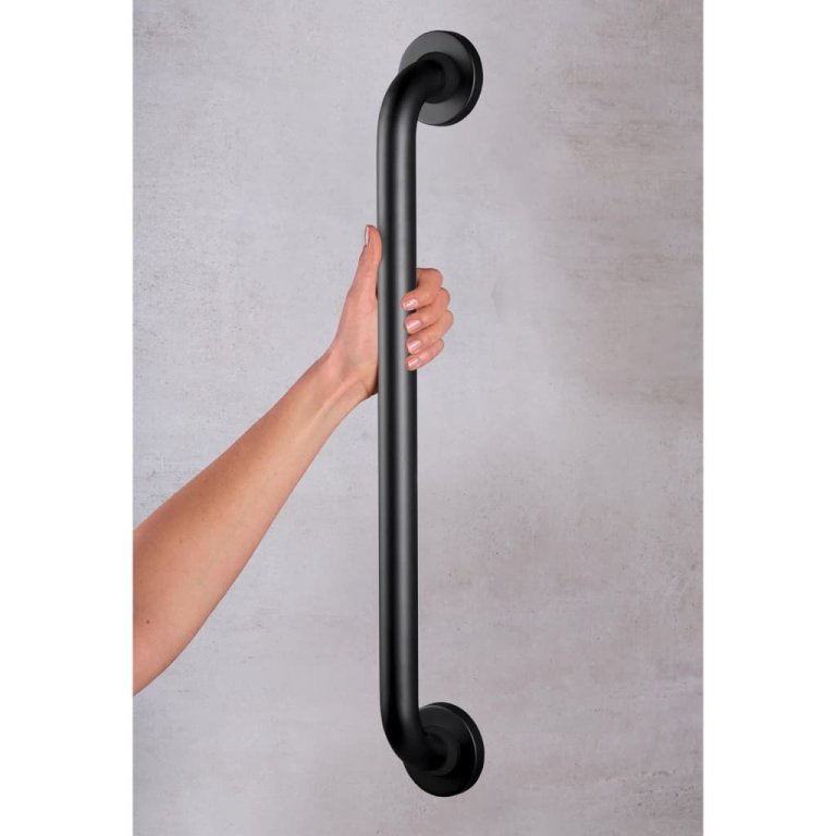 RIDDER Bară de sprijin, negru, 60 cm, aluminiu