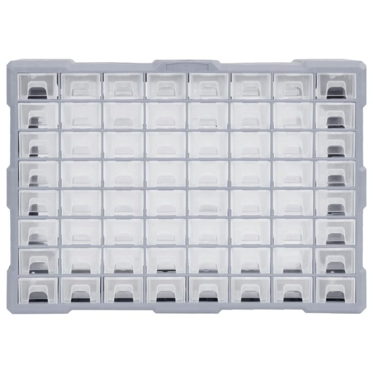 Organizator cu 64 de sertare, 52 x 16 x 37,5 cm