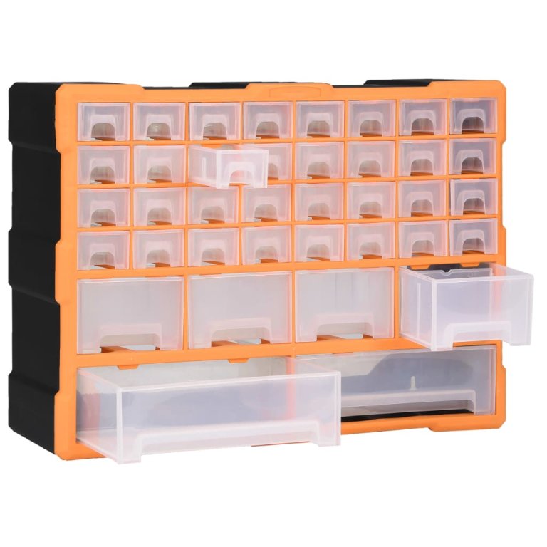 Organizator cu 38 de sertare, 52 x 16 x 37,5 cm