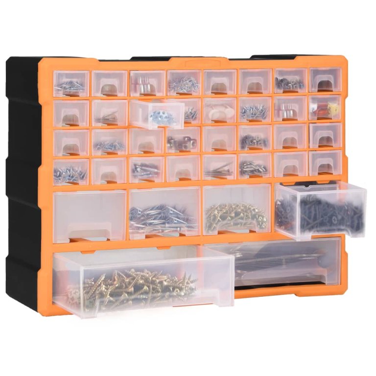 Organizator cu 38 de sertare, 52 x 16 x 37,5 cm