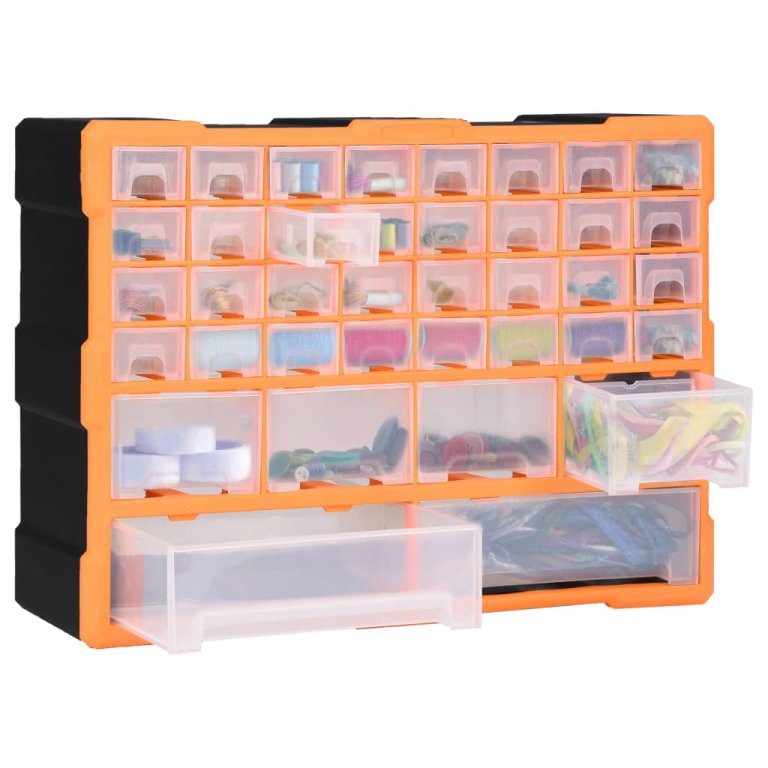 Organizator cu 38 de sertare, 52 x 16 x 37,5 cm