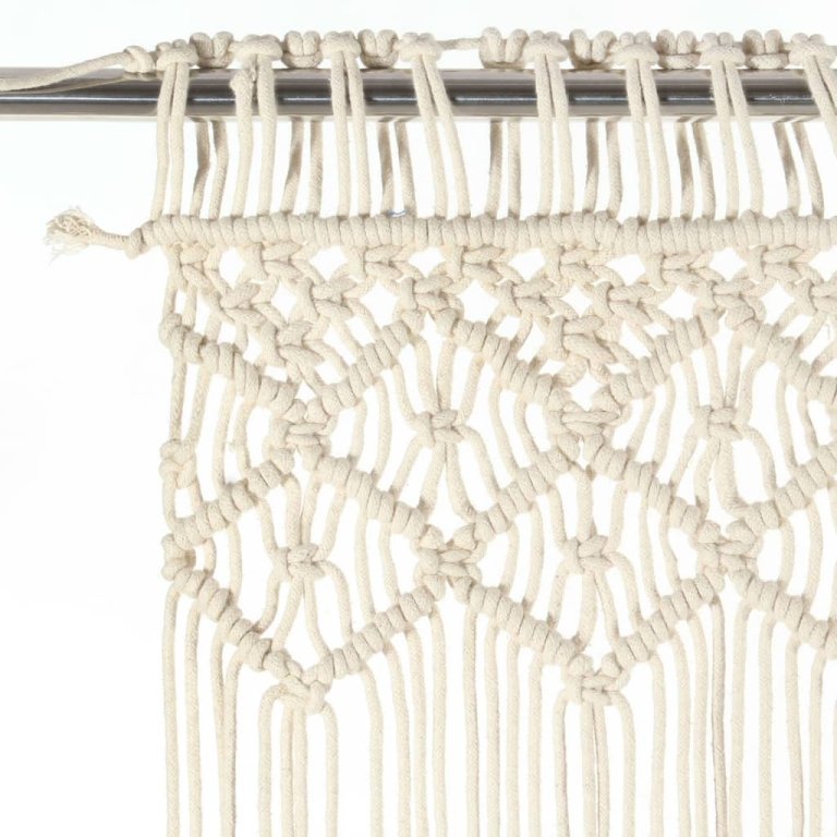 Perdea macrame, 140 x 240 cm, bumbac