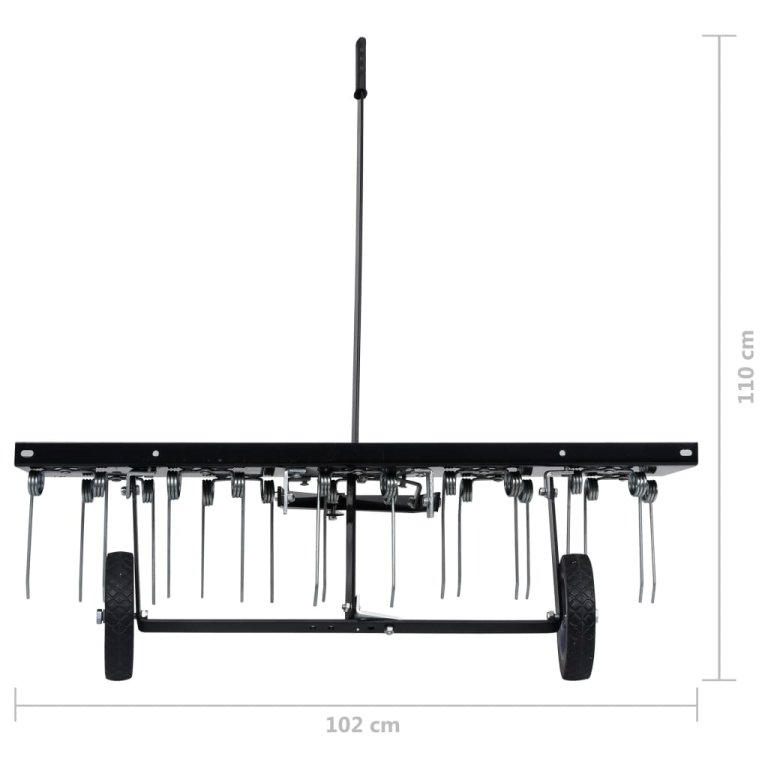 Scarificator pentru mașină de tuns iarbă ride-on, 100 cm