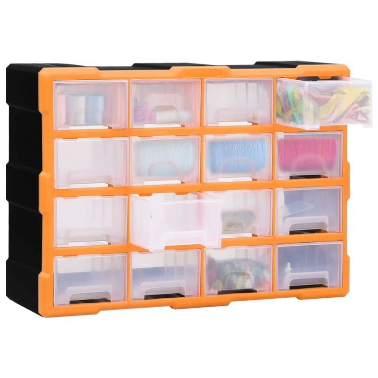 Organizator cu 16 sertare medii, 52x16x37 cm