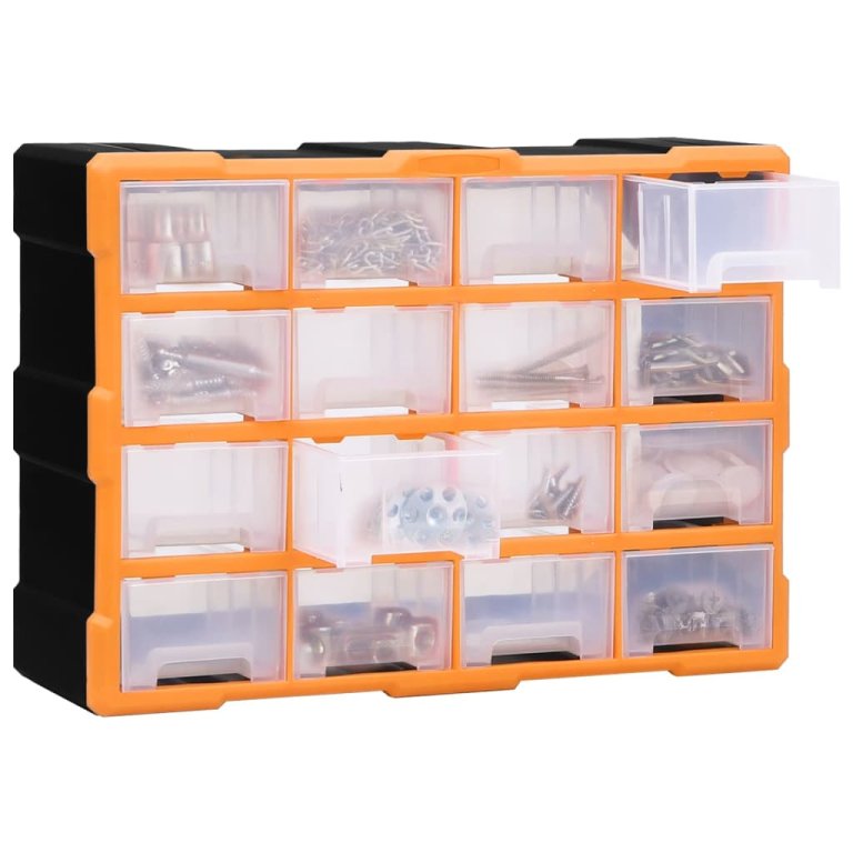 Organizator cu 16 sertare medii, 52x16x37 cm