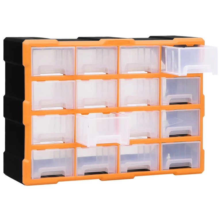 Organizator cu 16 sertare medii, 52x16x37 cm