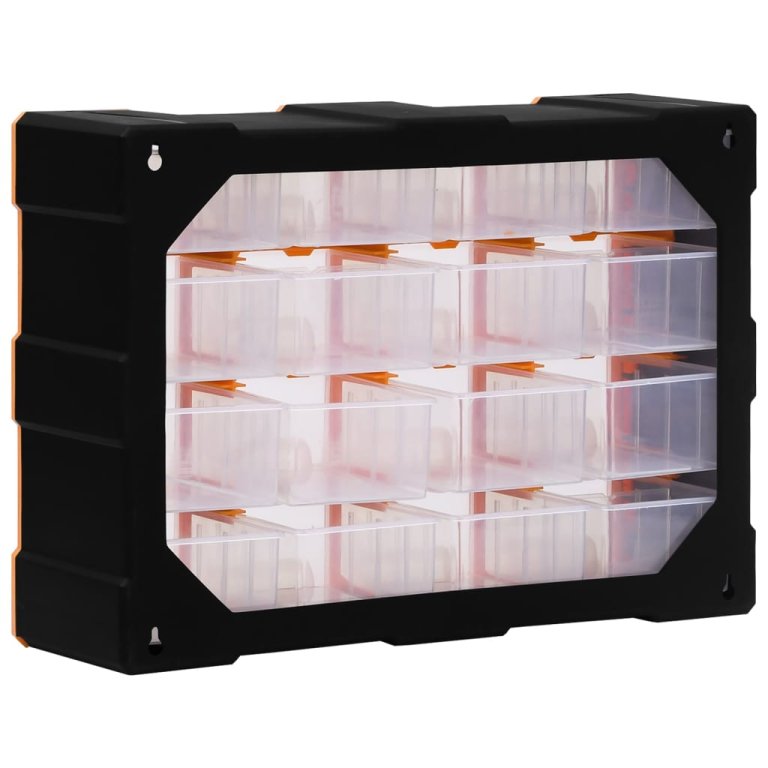 Organizator cu 16 sertare medii, 52x16x37 cm