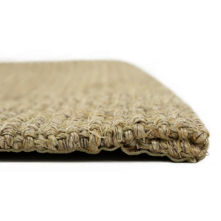 Covor din sisal natural, verde, 80x250 cm