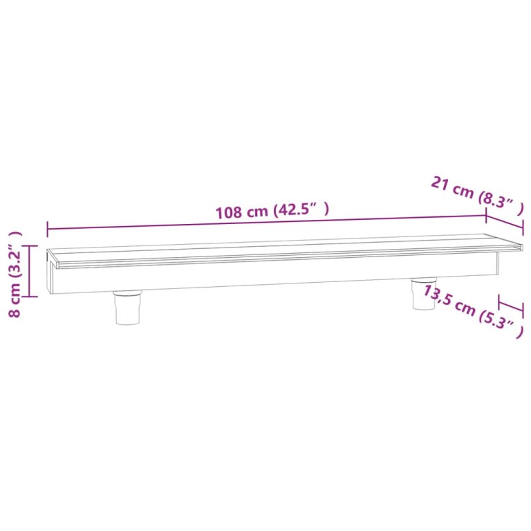 Deversor de cascadă cu LED-uri RGB, acrilic, 108 cm