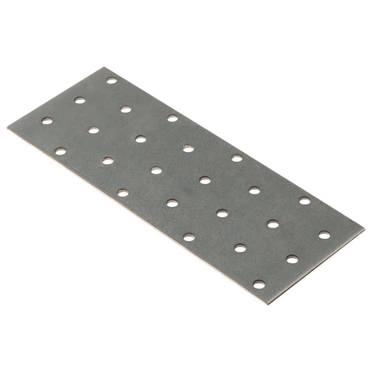 Plăci perforate, 40 buc., 2 mm, 160x60 mm, oțel galvanizat