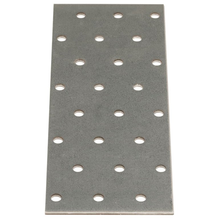 Plăci perforate, 40 buc., 2 mm, 160x60 mm, oțel galvanizat