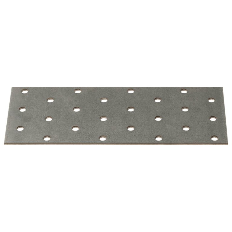 Plăci perforate, 40 buc., 2 mm, 160x60 mm, oțel galvanizat