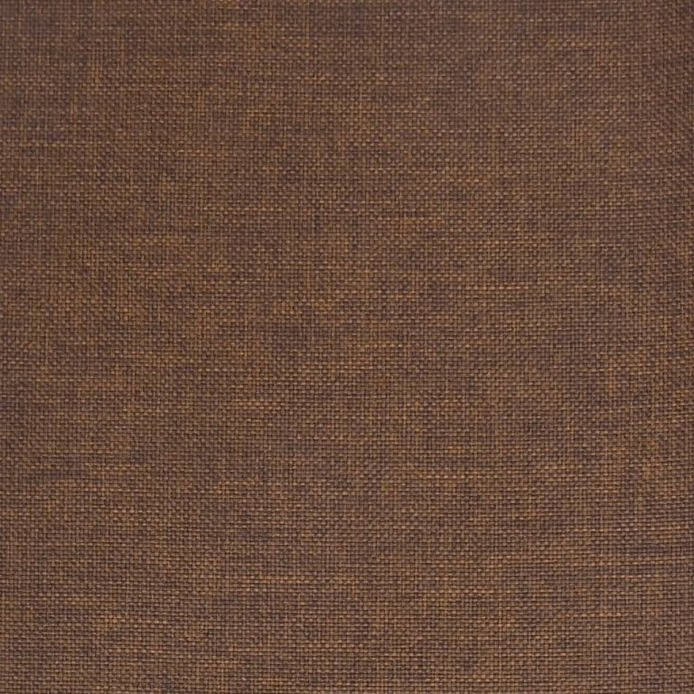 Scaun de bucătărie pivotant, maro, material textil