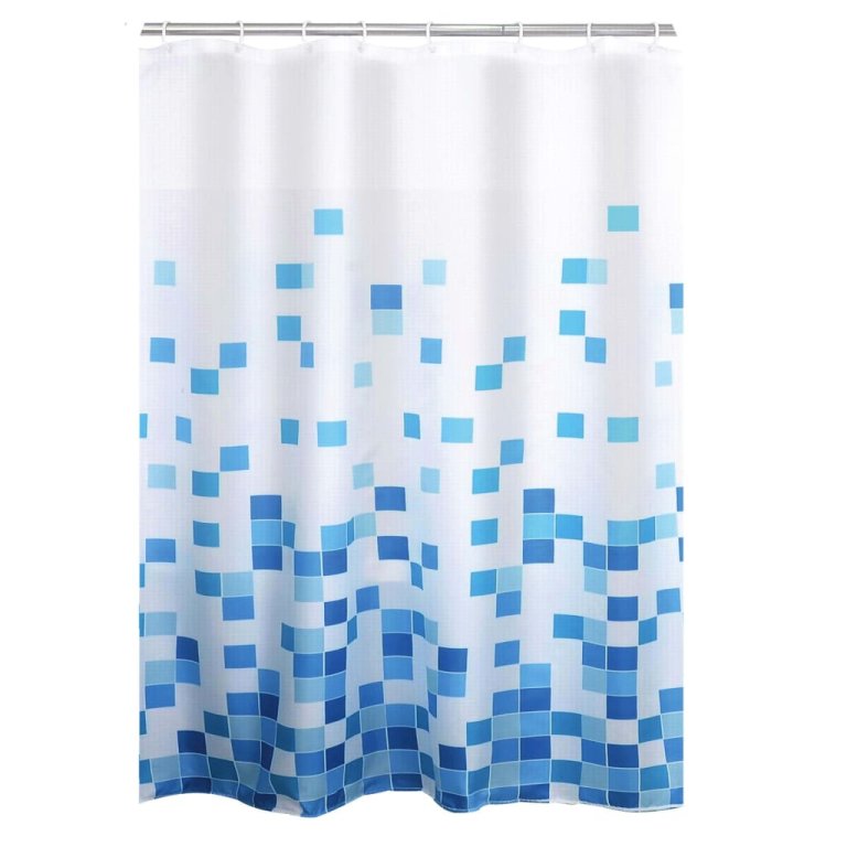 RIDDER Perdea de duș „Cubes”, textil