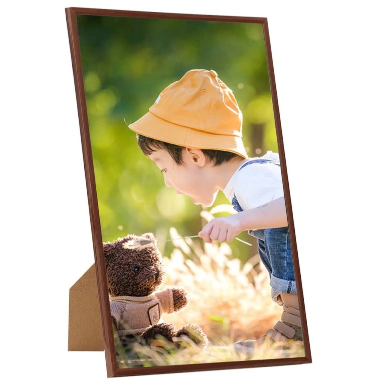 Rame foto colaj pentru masă 3 buc. bronz 13x18 cm MDF