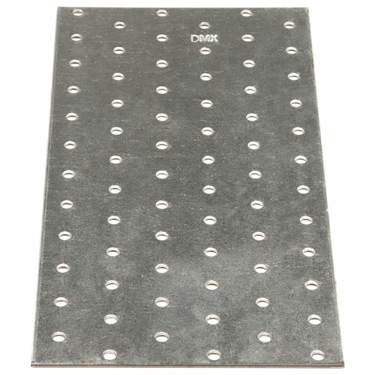 Plăci perforate, 20 buc., 2 mm, 240x120 mm, oțel galvanizat