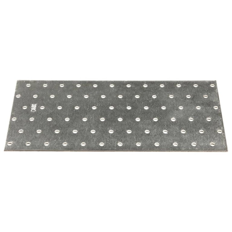 Plăci perforate, 20 buc., 2 mm, 240x120 mm, oțel galvanizat