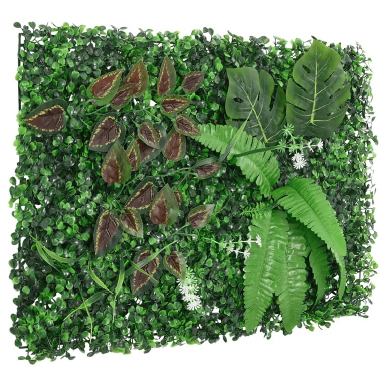   Gard din plante artificiale, 24 buc., verde, 40x60 cm